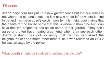 Criminal Justice System Lesson