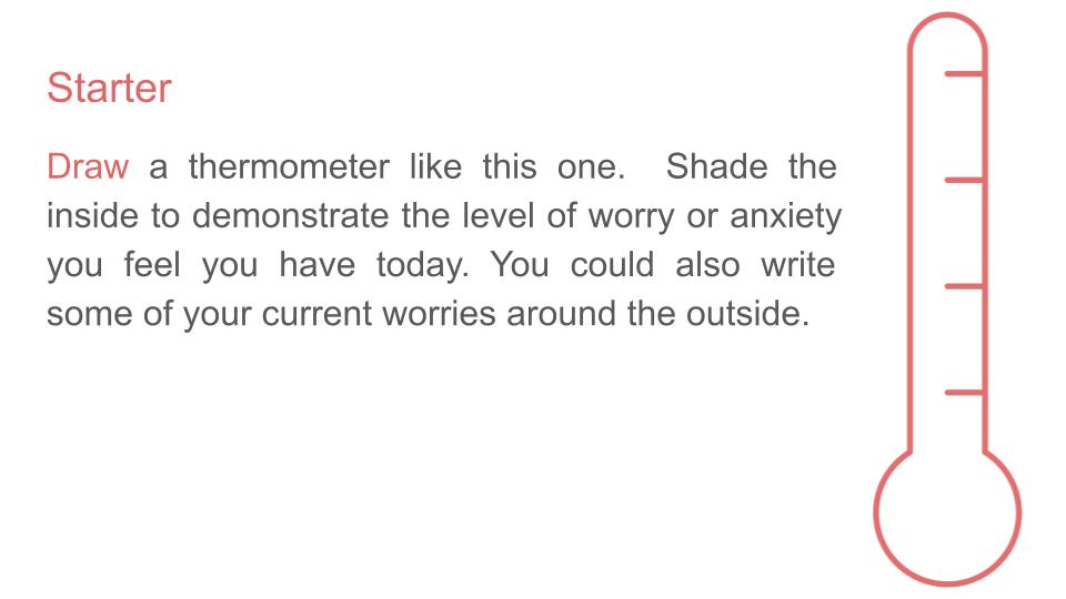 Worry PSHE mental health RSHE 2026 guidance lesson tutor time pupil workbook resource starter