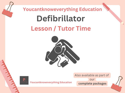 PSHE defbrillator lesson tutor time or form time resource