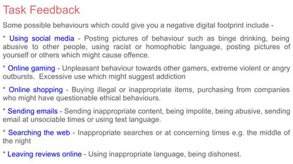 Digital Footprint - 2026 RSHE Guidance