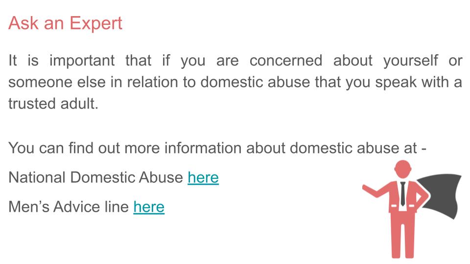 Domestic abuse violence PSHE RSHE lesson tutor time resource 2026 support