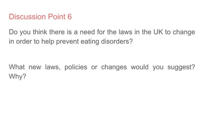 Eating Disorders Lesson