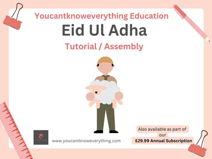 Eid Ul Adha Lesson or Tutor Time