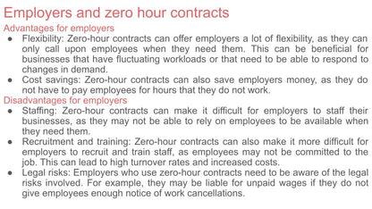 Employment Law Tutor Time