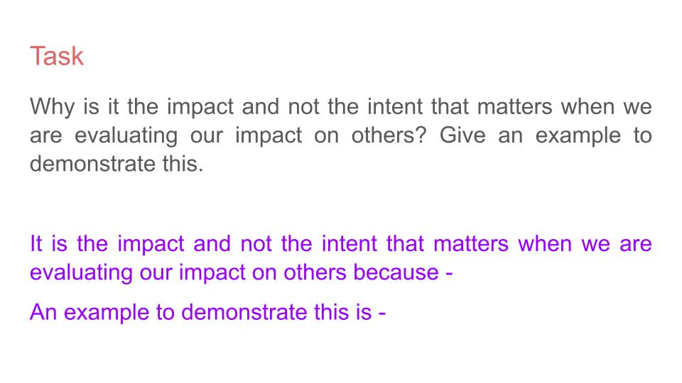 Evaluating Our Impact on Others - 2026 RSHE Guidance