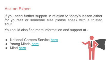 Exam Stress and Next Steps PSHE / Careers Lesson
