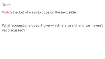 Exam Stress and Next Steps PSHE / Careers Lesson