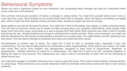 Exam Stress and Next Steps PSHE / Careers Lesson