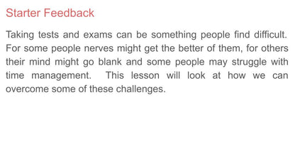 Exam Strategy Careers Tutor Time