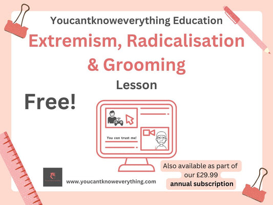 Extremism, Radicalisation & Grooming Lesson