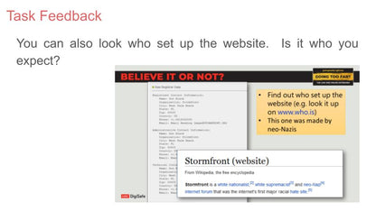 Extremism, Radicalisation & Grooming Lesson