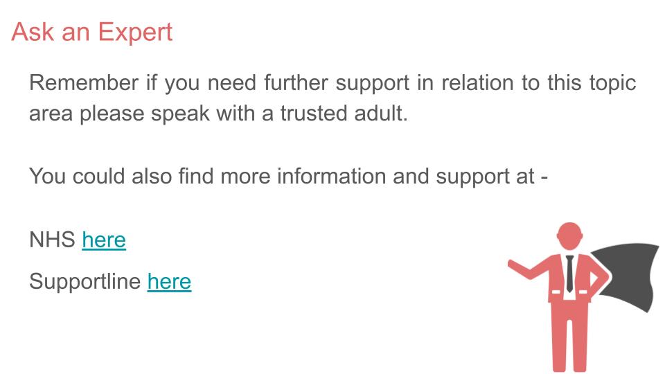 fertility and menopause pshe rshe 2026 lesson tutor time resources. further support