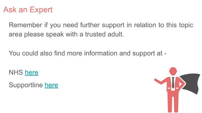 fertility and menopause pshe rshe 2026 lesson tutor time resources. further support