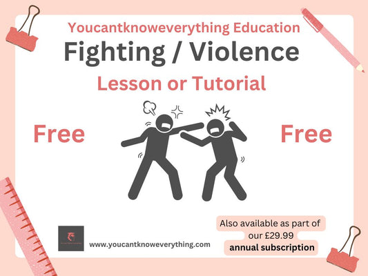 Fighting & violent behaviour Lesson or Tutorial