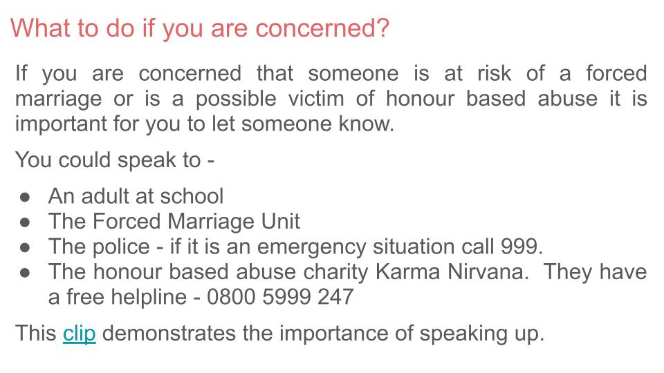 Forced Marriage pshe lesson tutor time 2026 RSHE