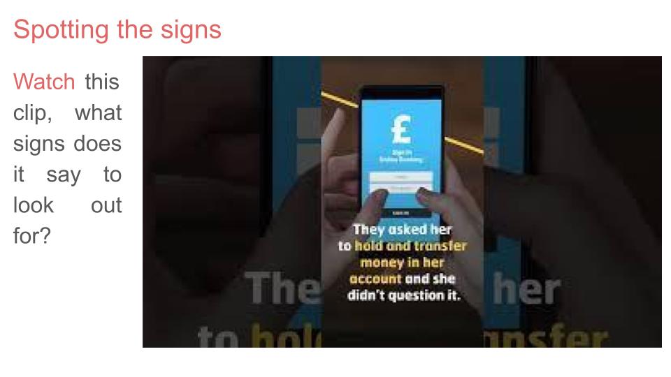 Fraud and Money Laundering - 2026 PSHE