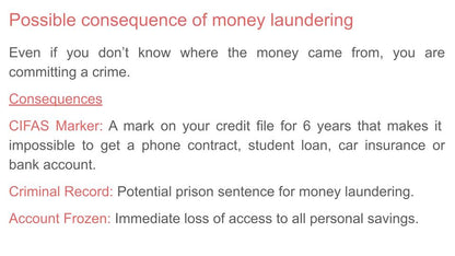 Fraud and Money Laundering - 2026 PSHE