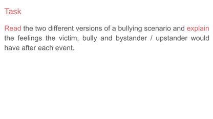 Friendship & Bystander Lesson or Tutorial