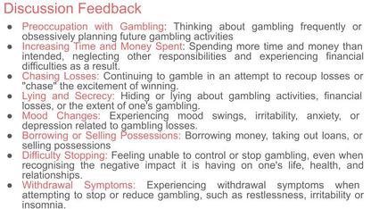 Gambling Lesson or Tutorial