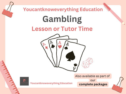 Gambling Lesson or Tutorial