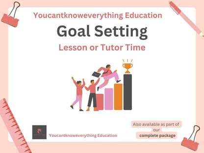 Goal setting PSHE and careers resource for the new 2026 RSHE government guidance in lesson or tutor time format which is ideal for KS3 or KS4.