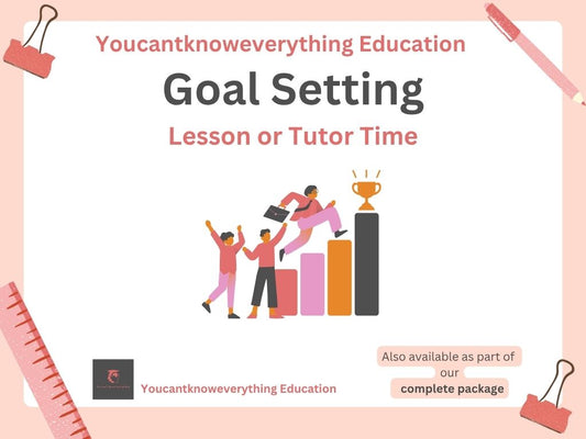 Goal setting PSHE and careers resource for the new 2026 RSHE government guidance in lesson or tutor time format which is ideal for KS3 or KS4.