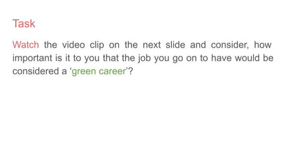 Green careers week tutor time assembly resource schools clip