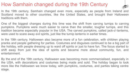 Halloween Lesson