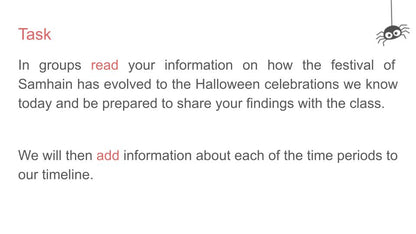 Halloween Lesson