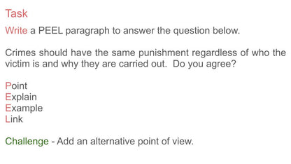 Hate Crime Lesson or Tutor Time