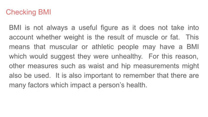 Health Screening / Testing Lesson