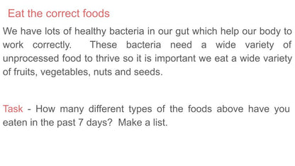 Healthy Eating PSHE Lesson / Tutor Time