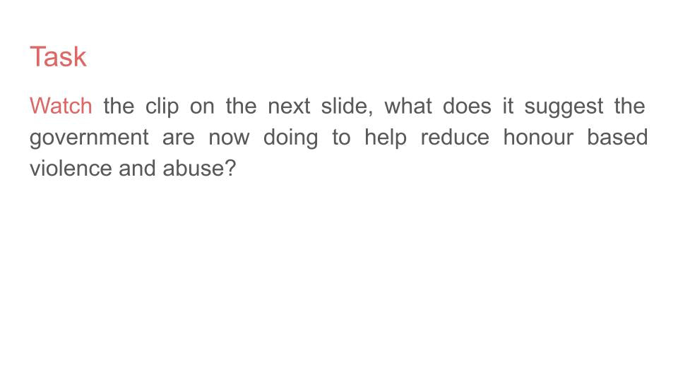 Honour based abuse pshe lesson tutor time resource 2026 RSHE