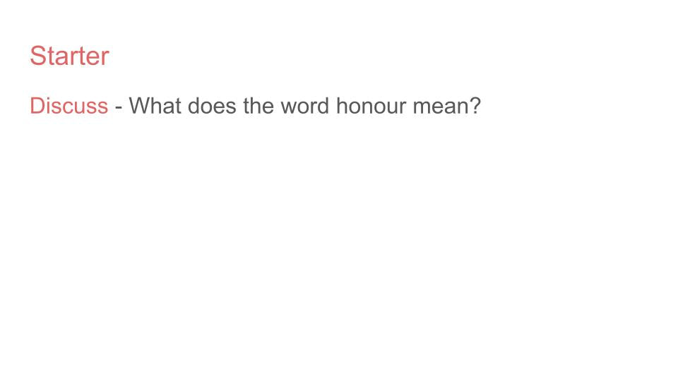 Honour based abuse pshe lesson tutor time resource 2026 RSHE