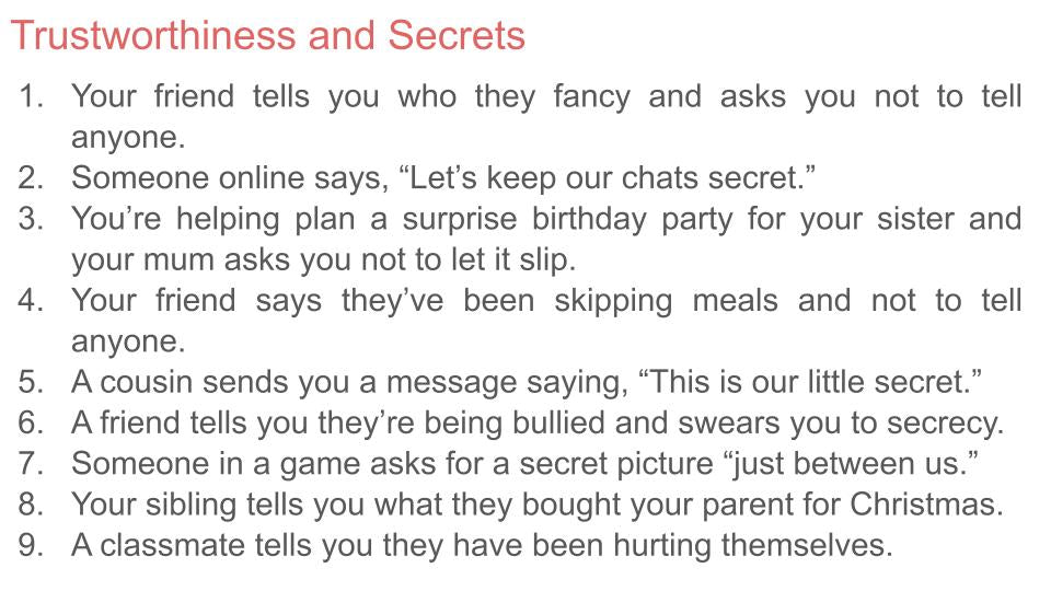 Trust ks3 pshe rshe lesson tutor time resource 2026 guidance