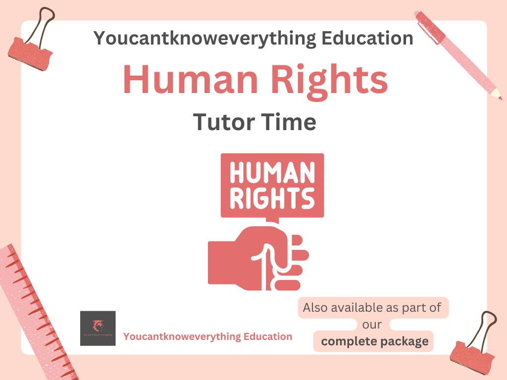 Human Rights Tutor Time Citizenship
