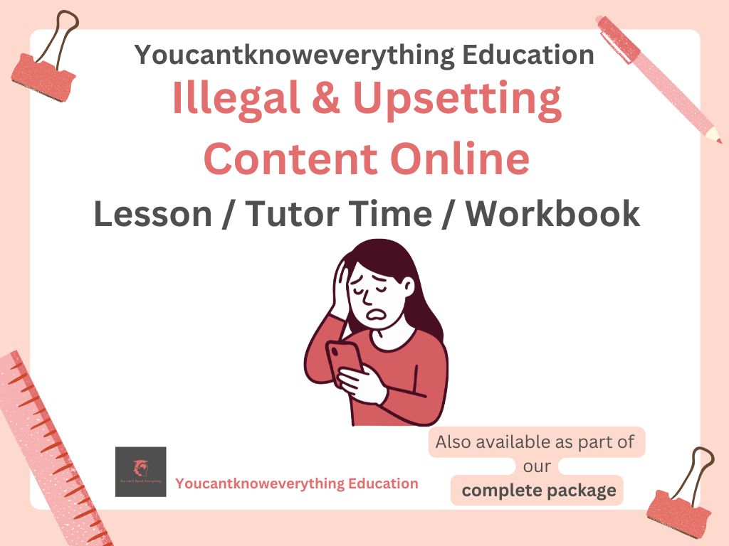 illegal upsetting content online safety PSHE RSHE 2026 guidance resource lesson tutor time form time