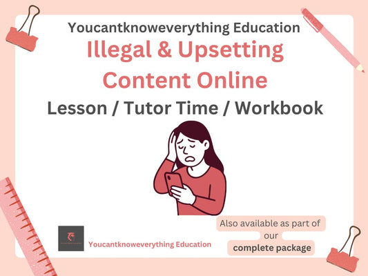 illegal upsetting content online safety PSHE RSHE 2026 guidance resource lesson tutor time form time