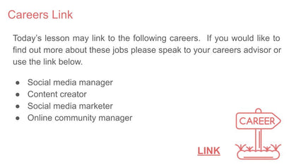 Social Media KS3 PSHE lesson RSHE 2026 Guidance online safety careers