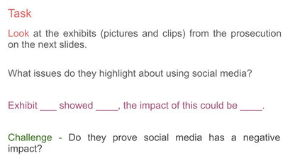 Social Media KS3 PSHE lesson RSHE 2026 Guidance online safety. task