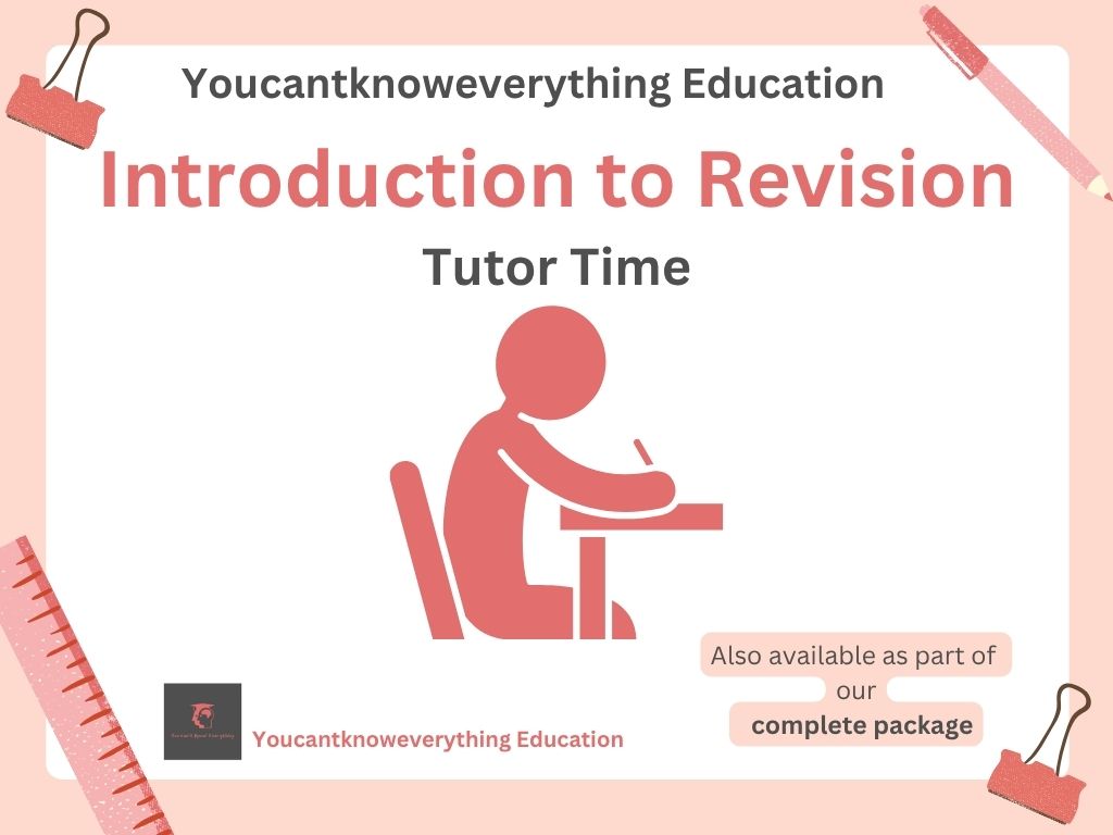 Introduction to revision PSHE careers tutor time lesson