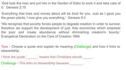 Environmental Issues With / without Religious Responses Lesson