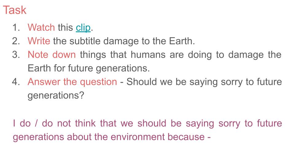 stewardship environment lesson RE RS religious video clip