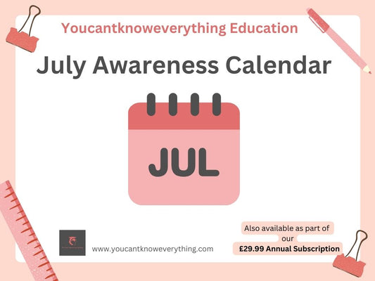 July Awareness Day / Events Calendar