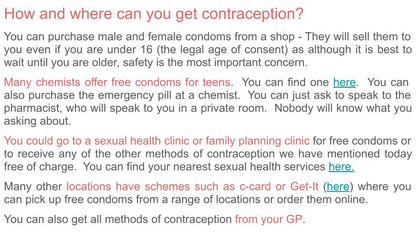 how to get contraception lesson