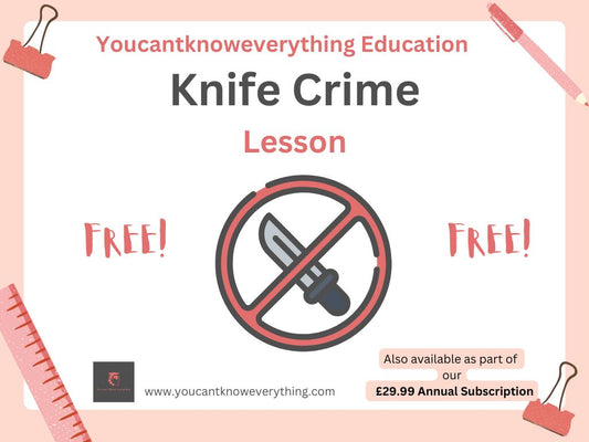 Knife Crime Lesson or Tutorial