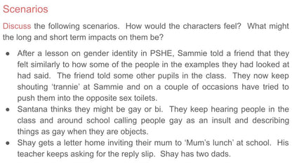 LGBTQ+ and allies tutor time / form time PSHE lesson resource cover ks3 ks4