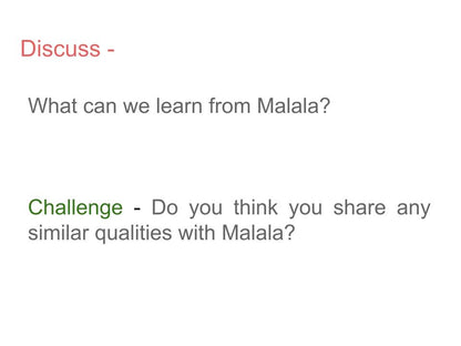 Malala Lesson