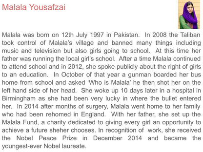 Malala Lesson