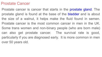 Male Cancers - Checking Testicles Tutorial / Assembly